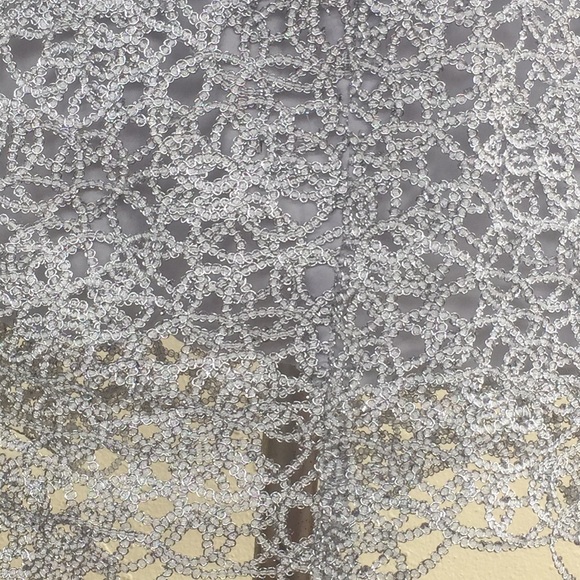 Silver Bodycon Cocktail Dress - Picture 7 of 10